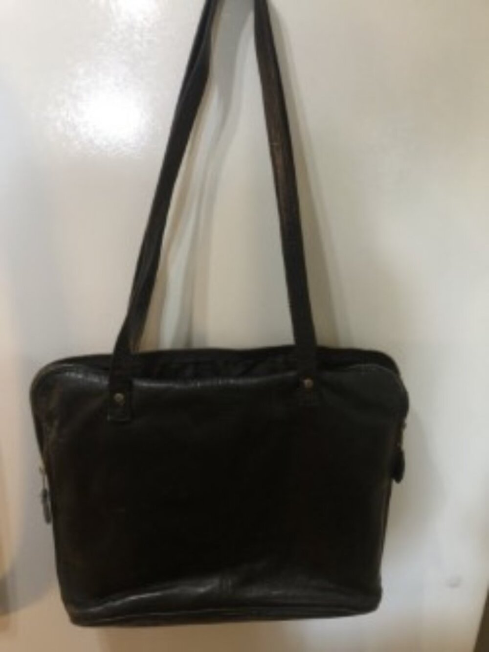 Black Frye Leather Tote Bag